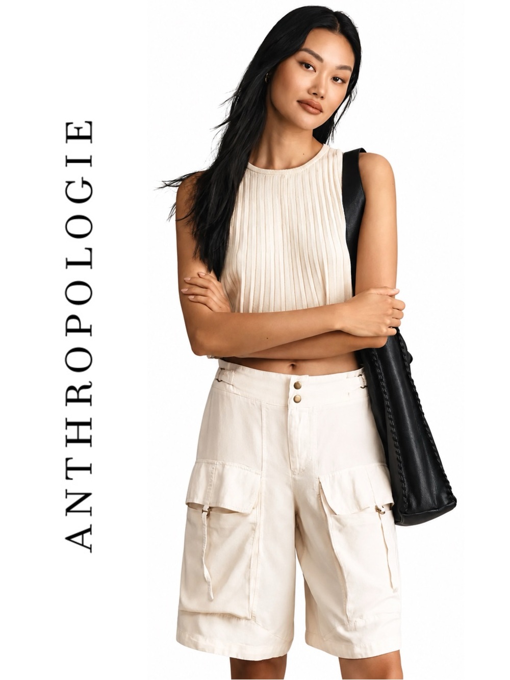 Anthropologie Safari Bermuda Shorts